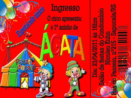 Convites e lembranças